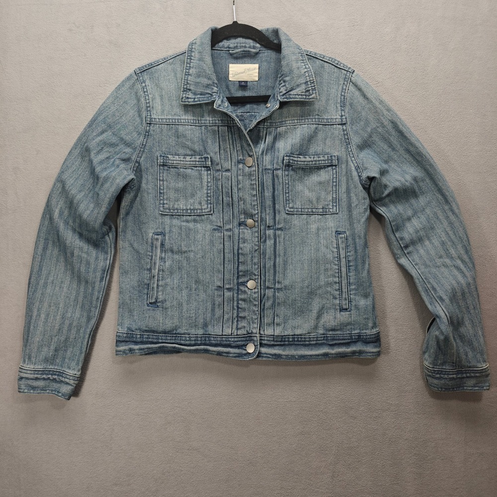 Universal Thread Denim Jean Jacket Womens Medium Trucker Light Wash Country